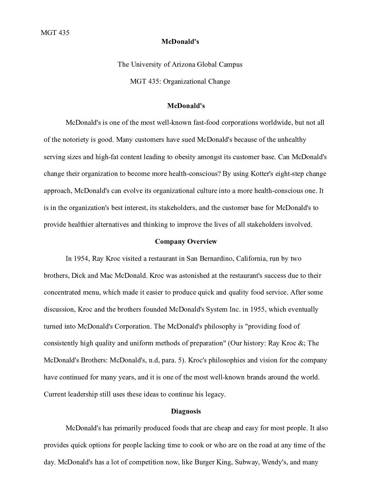 Preview image of MGT 435 Final Paper.docx(1) document